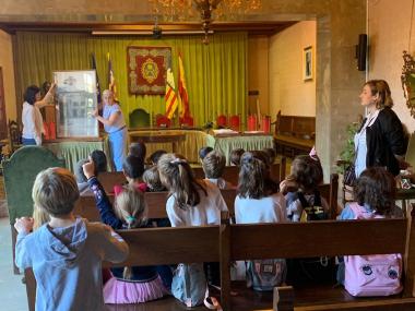 Visita guiada dels alumnes del Col·legi "Sagrats Cors"