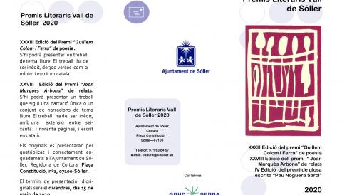 Premis Literaris Vall de Sóller 2020